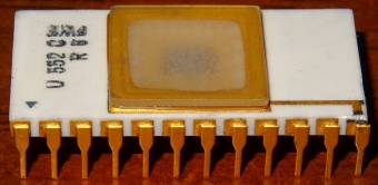 U 552 C EPROM 80 264 Gold-Cap & Pins 256 x 8Bit NOS p-kanal-Silicon-Gate-Technologie 2KBit 24-pin statischer elektrisch programmierbarer Festwertspeicher